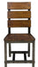 Holverson Side Chair in Rustic Brown (Set of 2) - Home Furniture And More (Brentwood, MD)