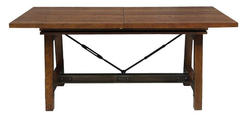 Holverson Dining Table in Rustic Brown 1715-94 - Home Furniture And More (Brentwood, MD)