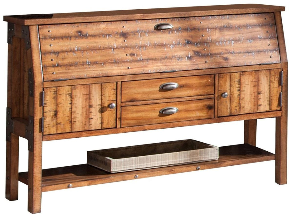 Holverson Buffet/Server in Rustic Brown 1715-55 - Home Furniture And More (Brentwood, MD)