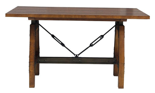 Holverson Counter Height Table in Rustic Brown 1715-36 - Home Furniture And More (Brentwood, MD)