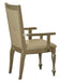 Celandine Arm Chair in Silver (Set of 2) - Home Furniture And More (Brentwood, MD)