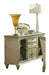 Celandine Server with Glass insert in Silver 1928-40NG - Home Furniture And More (Brentwood, MD)