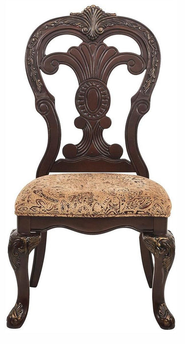Deryn Park Side Chair in Dark Cherry (Set of 2) - Home Furniture And More (Brentwood, MD)