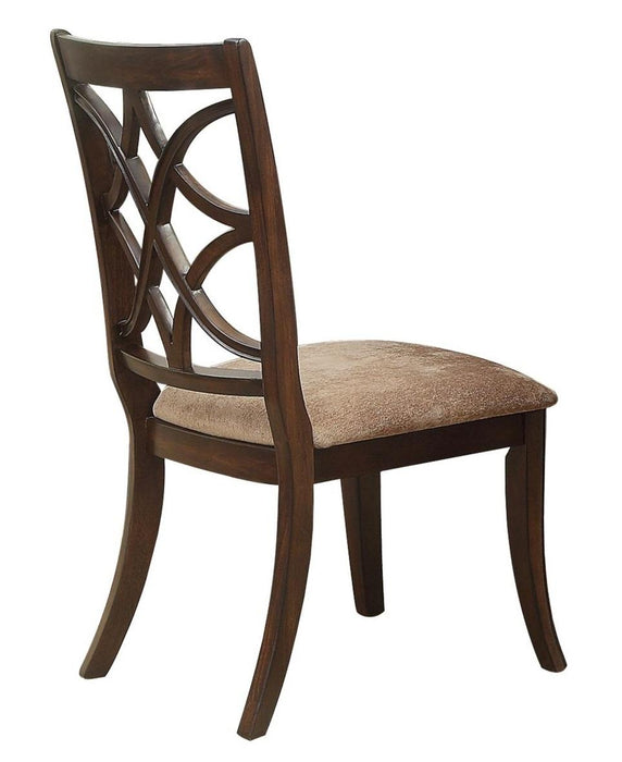 Keegan Side Chair in Cherry (Set of 2) - Home Furniture And More (Brentwood, MD)