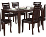 Maeve Dining Table in Dark Cherry 2547-72 - Home Furniture And More (Brentwood, MD)