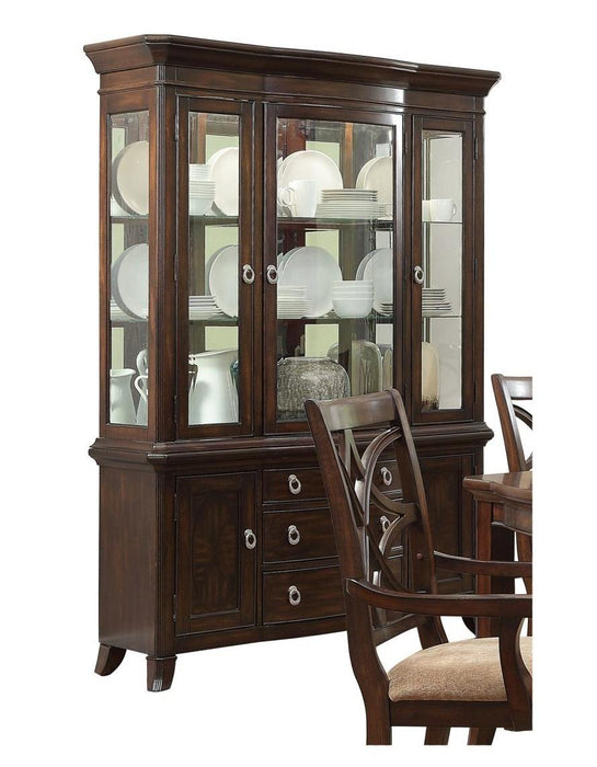 Keegan Buffet & Hutch in Cherry 2546-50* - Home Furniture And More (Brentwood, MD)