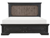 Bolingbrook Queen Upholstered Storage Platform Bed in Coffee 1647-1* - Home Furniture And More (Brentwood, MD)