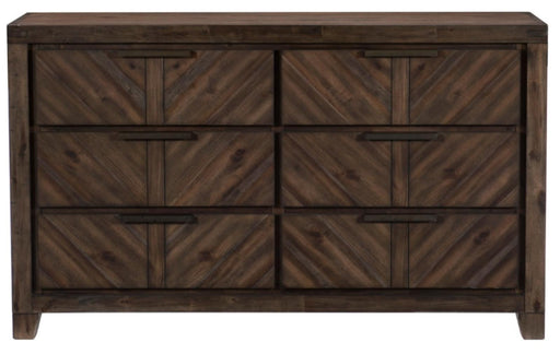 Parnell Dresser in Rustic Cherry 1648-5 - Home Furniture And More (Brentwood, MD)