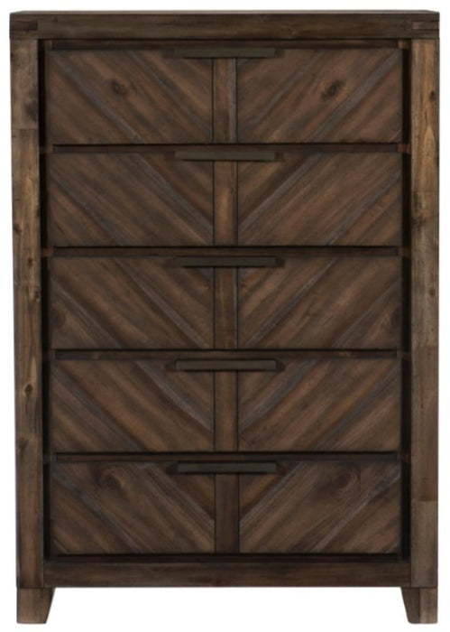 Parnell Chest in Rustic Cherry 1648-9 - Home Furniture And More (Brentwood, MD)