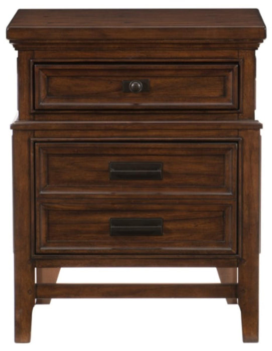 Frazier Nightstand in Dark Cherry 1649-4 - Home Furniture And More (Brentwood, MD)