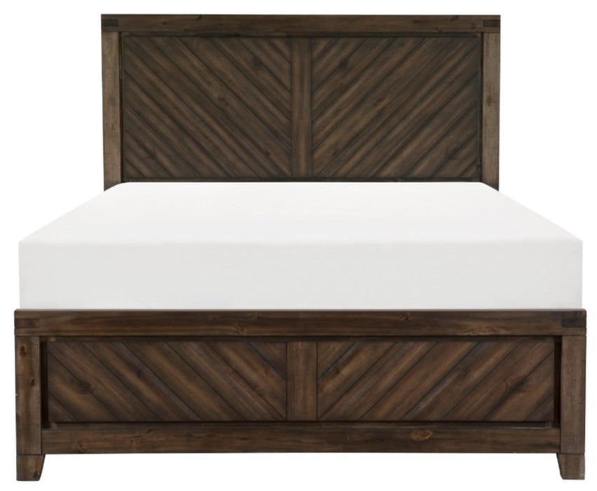 Parnell King Panel Bed in Rustic Cherry 1648K-1EK* - Home Furniture And More (Brentwood, MD)