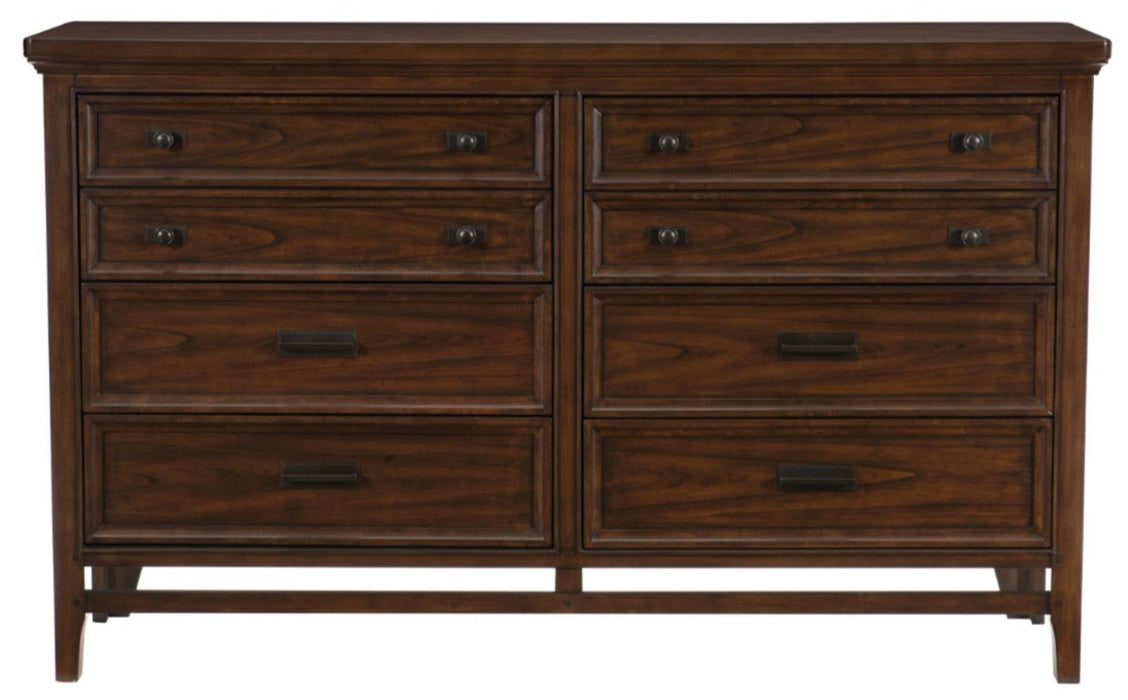 Frazier Dresser in Dark Cherry 1649-5 - Home Furniture And More (Brentwood, MD)