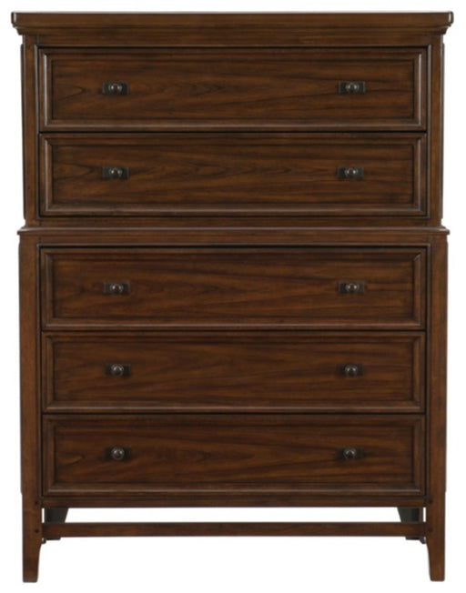 Frazier Chest in Dark Cherry 1649-9 - Home Furniture And More (Brentwood, MD)
