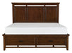 Frazier Queen Upholstered Storage Platform Bed in Dark Cherry 1649-1* - Home Furniture And More (Brentwood, MD)