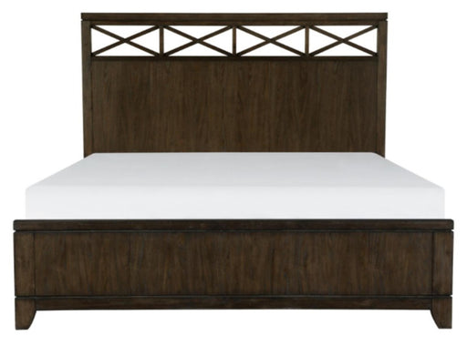 Griggs Queen Panel Bed in Dark Brown 1669-1* - Home Furniture And More (Brentwood, MD)