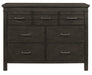 Blaire Farm Dresser in Saddle Brown Wood 1675-5 - Home Furniture And More (Brentwood, MD)