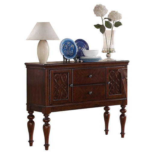 Creswell Server in Dark Cherry 5056-40 - Home Furniture And More (Brentwood, MD)
