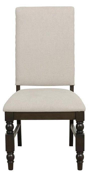 Yates Side Chair in Dark Oak (Set of 2) - Home Furniture And More (Brentwood, MD)
