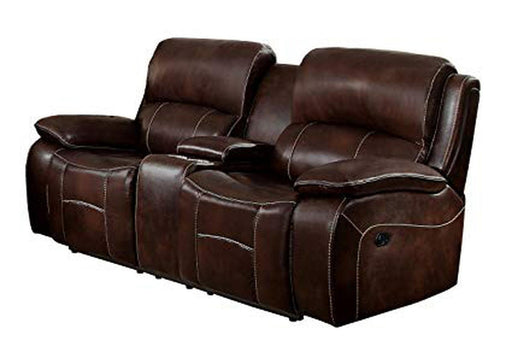 Mahala Double Reclining Loveseat in Brown 8200BRW-2 - Home Furniture And More (Brentwood, MD)