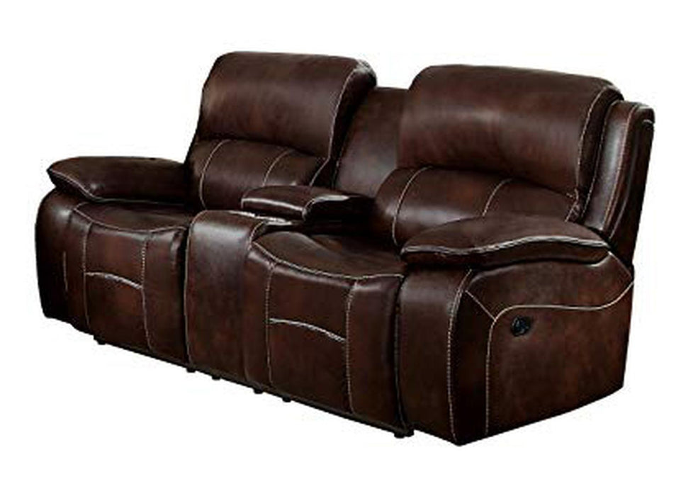 Mahala Double Reclining Loveseat in Brown 8200BRW-2 - Home Furniture And More (Brentwood, MD)
