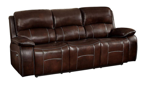 Mahala Double Reclining Sofa in Brown 8200BRW-3 - Home Furniture And More (Brentwood, MD)