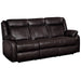 Jude Double Glider Recliner Sofa in Brown 8201BRW-3 - Home Furniture And More (Brentwood, MD)