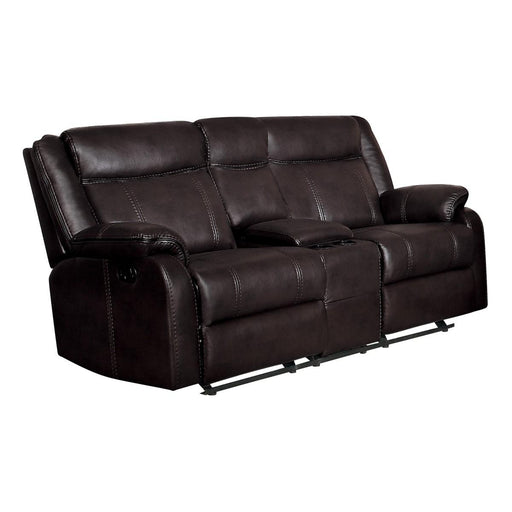 Jude Double Glider Recliner Loveseat in Brown 8201BRW-2 - Home Furniture And More (Brentwood, MD)