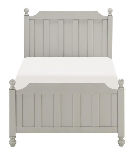 Wellsummer Twin Panel Bed in Gray 1803GYT-1* - Home Furniture And More (Brentwood, MD)