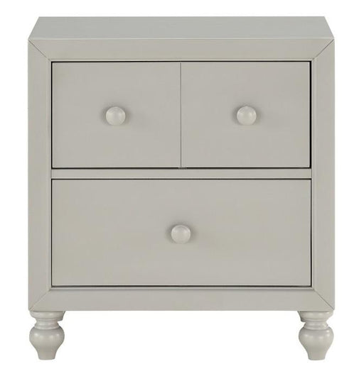 Wellsummer 2 Drawer Nightstand in Gray 1803GY-4 - Home Furniture And More (Brentwood, MD)