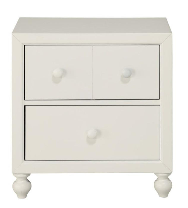 Wellsummer 2 Drawer Nightstand in White 1803W-4 - Home Furniture And More (Brentwood, MD)