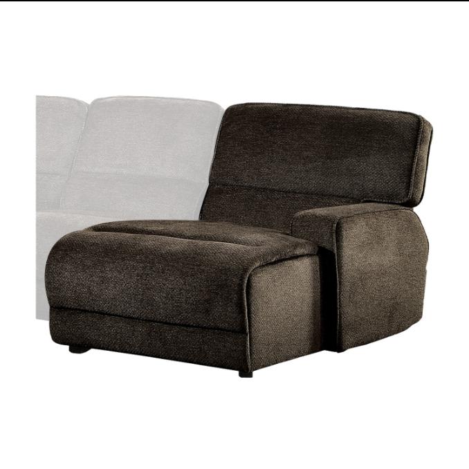 Shreveport Right Side Reclining Chaise in Brown 8238-RC