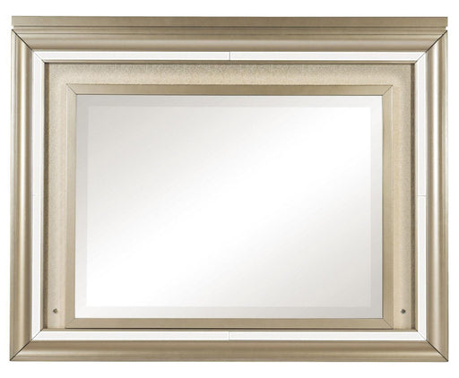 Loudon Mirror with LED Lighting in Champagne Metallic 1515-6 - Home Furniture And More (Brentwood, MD)