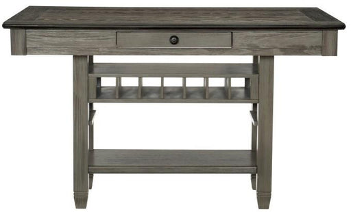 Granby Counter Height Dining Table in Coffee and Antique Gray 5627GY-36* - Home Furniture And More (Brentwood, MD)