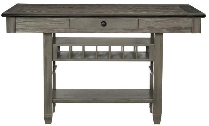 Granby Counter Height Dining Table in Coffee and Antique Gray 5627GY-36* - Home Furniture And More (Brentwood, MD)
