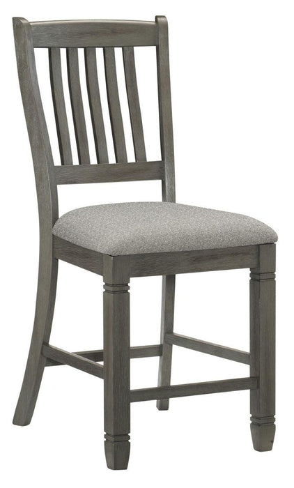 Granby Counter Height Chair in Antique Gray (Set of 2) 5627GY-24 - Home Furniture And More (Brentwood, MD)
