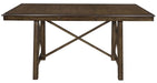 Levittown Counter Height Table in Brown 5757-36 - Home Furniture And More (Brentwood, MD)