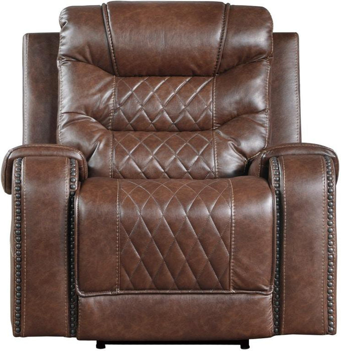 Putnam Power Reclining Chair in Brown 9405BR-1PW - Home Furniture And More (Brentwood, MD)