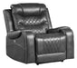 Putnam Power Reclining Chair in Gray 9405GY-1PW - Home Furniture And More (Brentwood, MD)