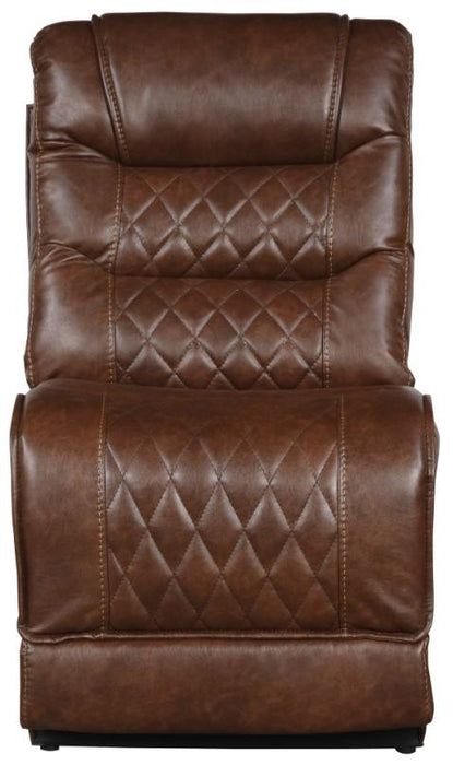 Putnam Armless Chair in Brown 9405BR-AC - Home Furniture And More (Brentwood, MD)