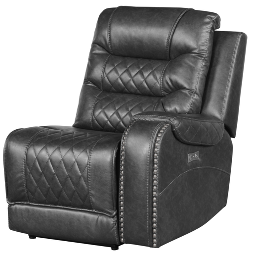 Putnam Power Right Side Reclining Chair with USB Port in Gray 9405GY-RRPW - Home Furniture And More (Brentwood, MD)