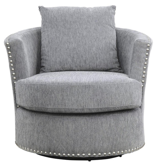 Morelia Swivel Chair in Dark Gray 9468DG-1 - Home Furniture And More (Brentwood, MD)