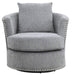 Morelia Swivel Chair in Dark Gray 9468DG-1 - Home Furniture And More (Brentwood, MD)