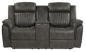 Centeroak Double Reclining Loveseat in Gray 9479BRG-2 - Home Furniture And More (Brentwood, MD)