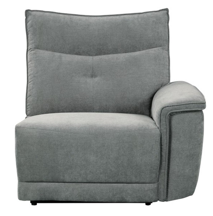 Tesoro Right Side Reclining Chair in Dark Gray 9509DG-RR - Home Furniture And More (Brentwood, MD)