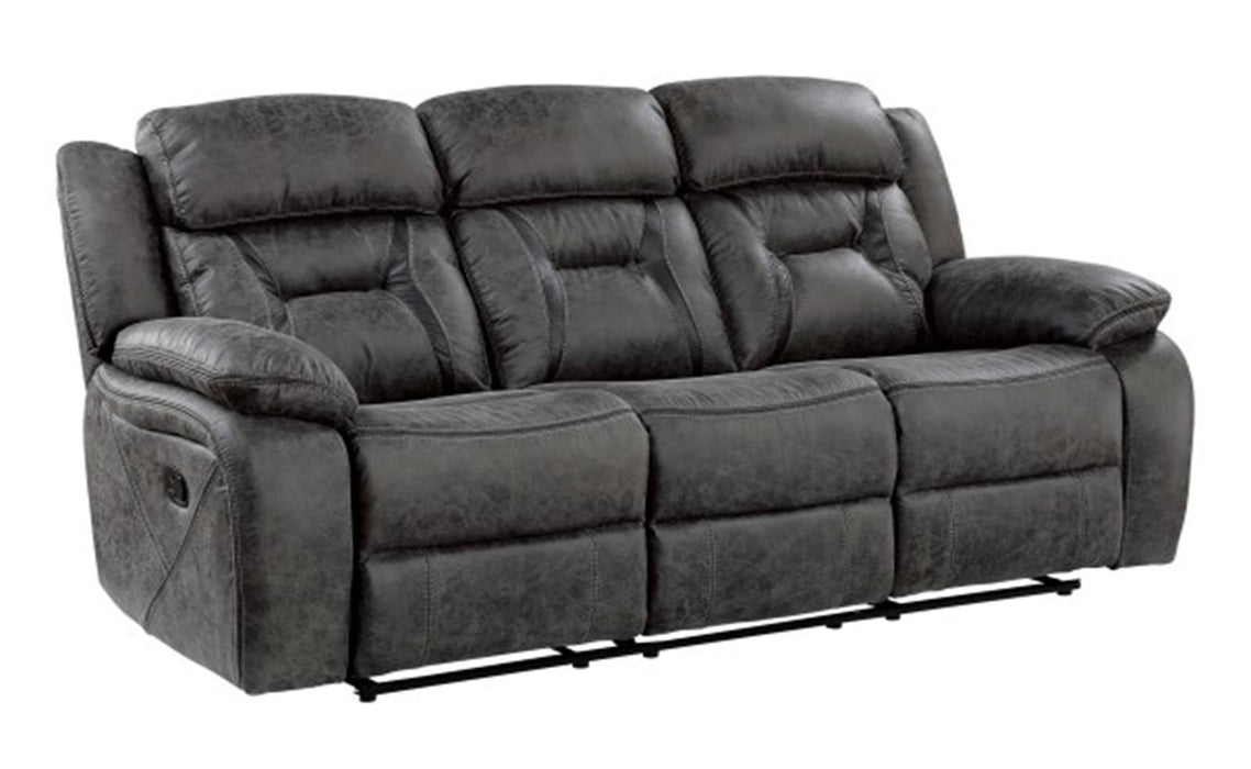 Madrona Hill Double Reclining Sofa in Gray 9989GY-3 - Home Furniture And More (Brentwood, MD)