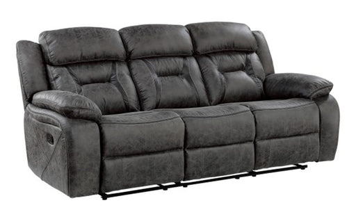 Madrona Hill Double Reclining Sofa in Gray 9989GY-3 - Home Furniture And More (Brentwood, MD)