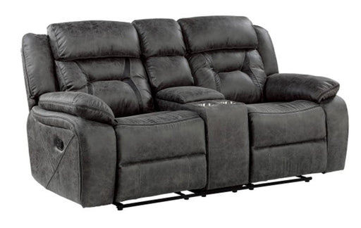 Madrona Hill Double Reclining Loveseat in Gray 9989GY-2 - Home Furniture And More (Brentwood, MD)