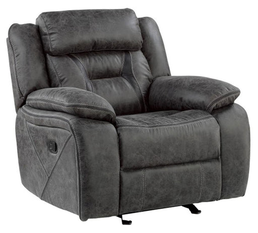 Madrona Hill Glider Reclining Chair in Gray 9989GY-1 - Home Furniture And More (Brentwood, MD)