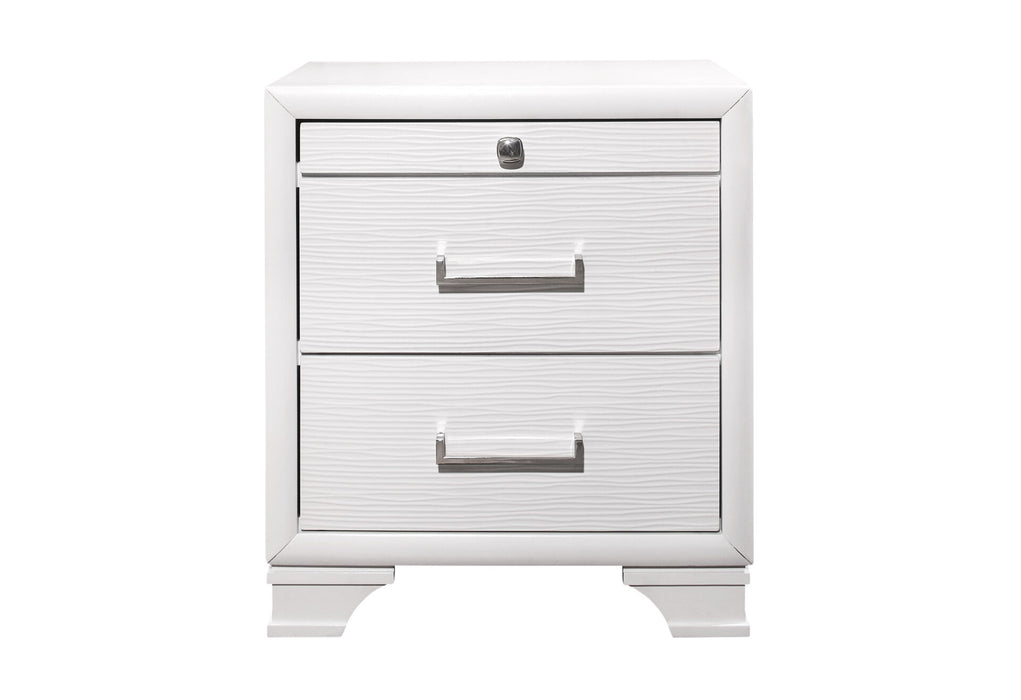 Jordyn White Nightstand - Home Furniture And More (Brentwood, MD)