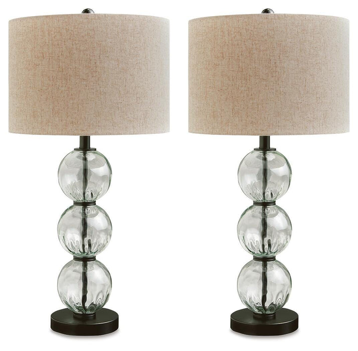 Airbal Table Lamp (Set of 2) - Home Furniture And More (Brentwood, MD)
